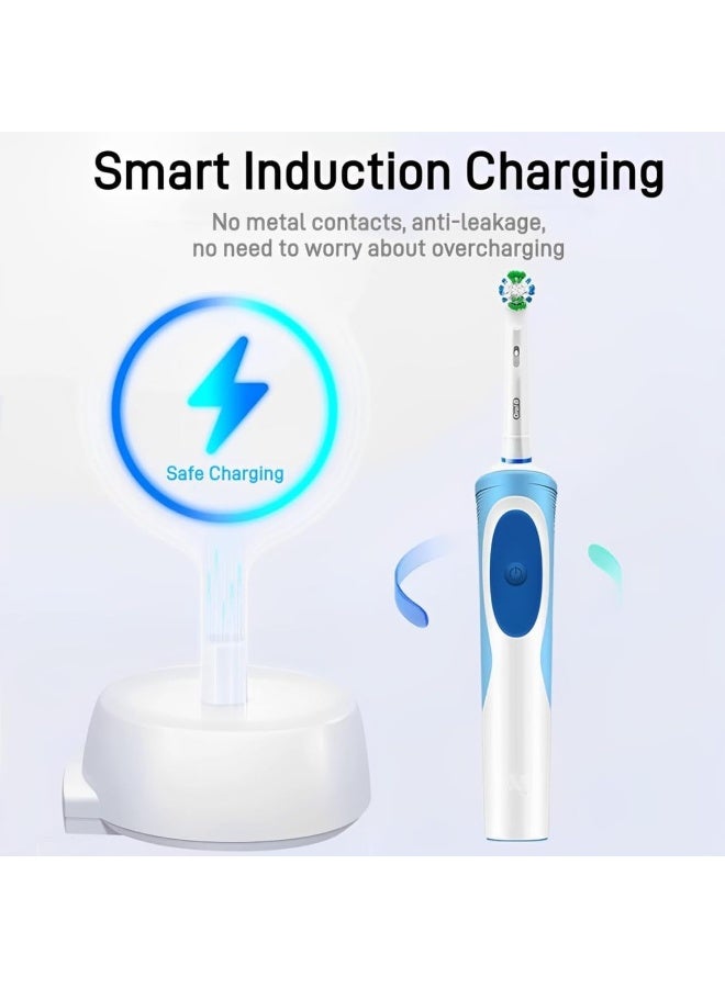1pcs Electric Toothbrush Charger Base 3757 for Braun Oral B Pro 1, 3, 600, 2500, 3000, 3500, 3900, iO3 iO4 iO5 iO6, Vitality Pro, Smart 6, Genius X Kids Oral-B Toothbrushes USB Charging Adapter - Image 2